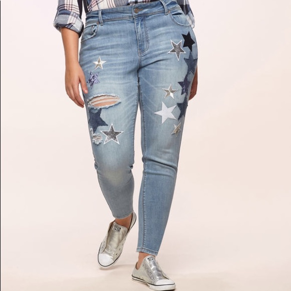 🌟💫⭐️STAR PATCH JEAN⭐️💫🌟